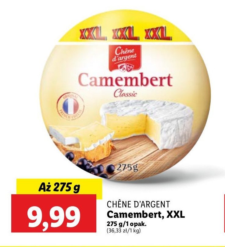 Ser camembert classic Chene d'argent promocja