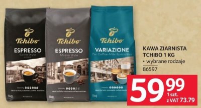 Kawa ziarnista Tchibo 1 kg, wybrane rodzaje promocja w Selgros