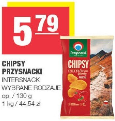 Chipsy przysnacki Intersnack promocja w SPAR