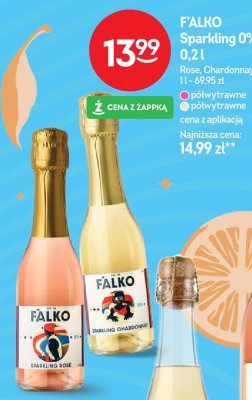 Napój FALKO Sparkling 0% 0,2l Chardonnay promocja w Żabka