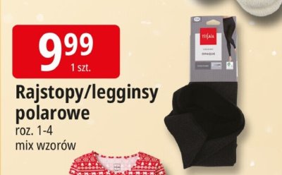 Rajstopy/legginsy polarowe roz. 1-4 mix wzorów promocja w Leclerc