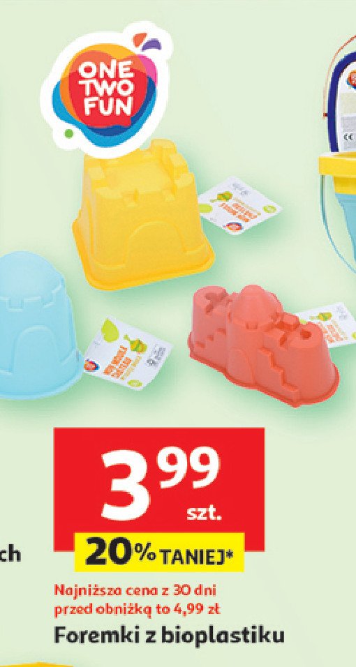 Foremka do piasku One two fun promocja
