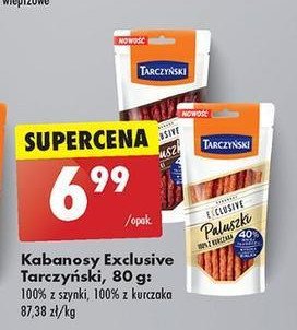 Kabanosy z kurczaka Tarczyński kabanos exclusive promocja w Biedronka