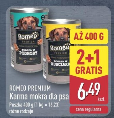 Karma mokra dla psa promocja w Aldi