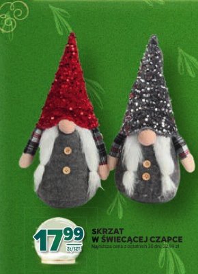 Skrzat w świecącej czapce promocja w Stokrotka