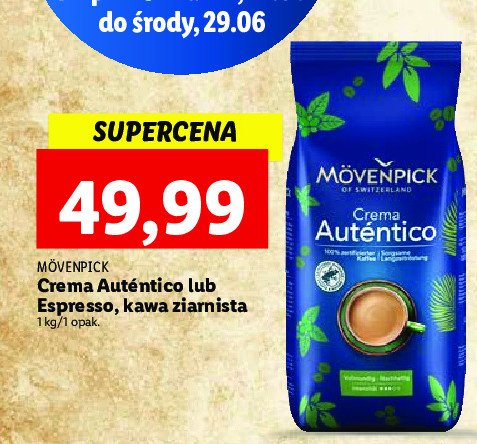 Kawa Movenpick crema autentico promocja