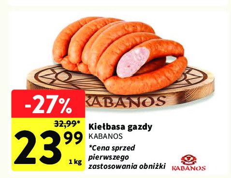 Kiełbasa gazdy Kabanos promocja