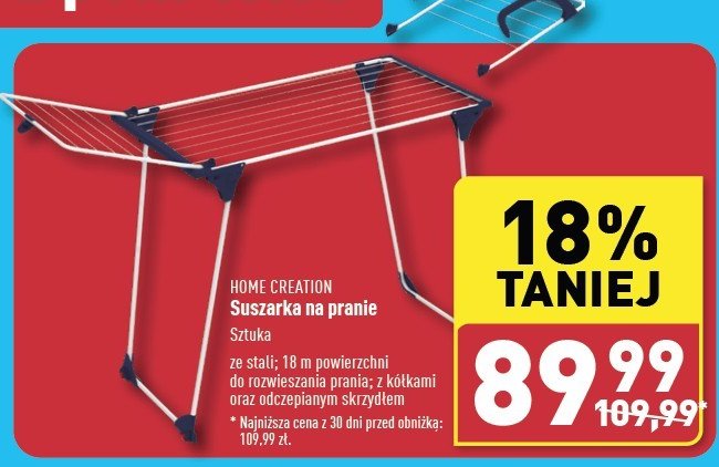 Suszarka na pranie 18 m Home creation promocja