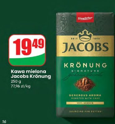 Kawa mielona Krönung promocja w Dino