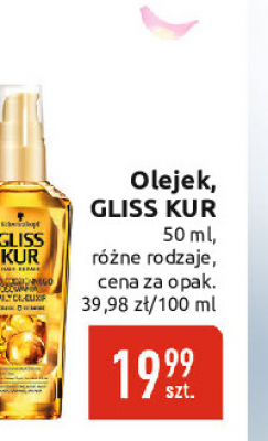 Olejek do w艂os贸w Gliss kur hair repair 6 miracles promocja