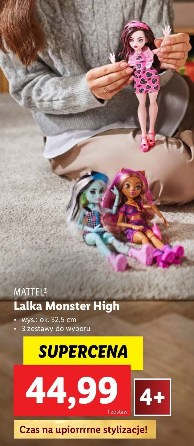 Lalka monster high Mattel promocja w Lidl