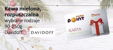 Kawa mielona rozpuszczalna Davidoff promocja w Market Point