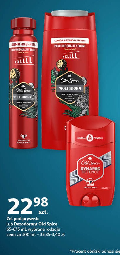 Dezodorant Old spice wolfthorn promocja