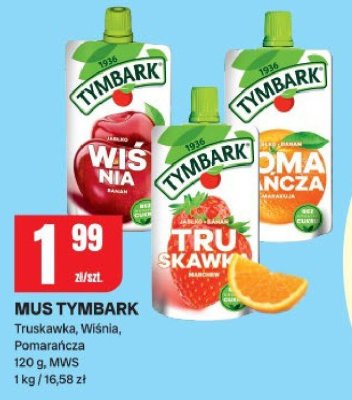 Mus Tymbark Truskawka, Wiśnia, Pomarańcza promocja w Chorten