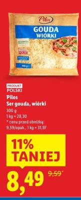 Ser gouda, wiórki promocja w Lidl