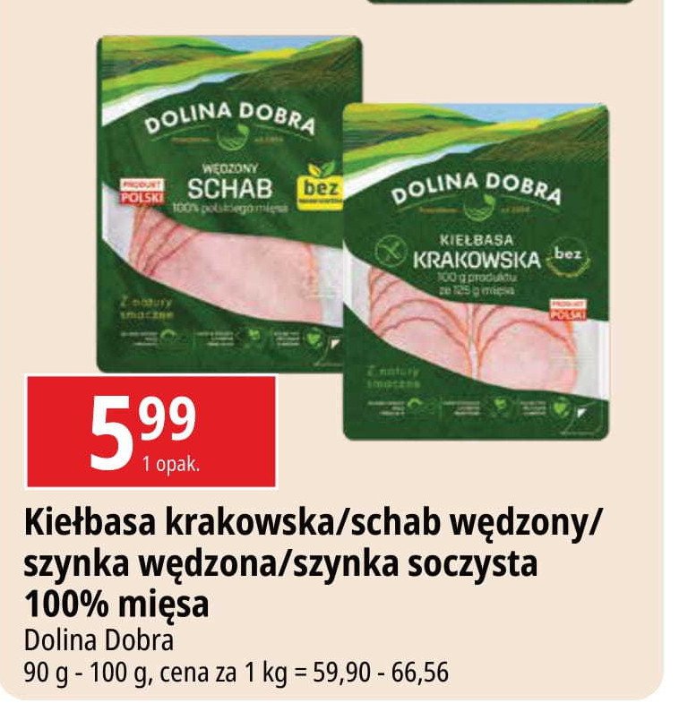 Kiełbasa krakowska Dolina dobra promocja