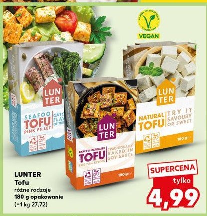 Tofu pink Lunter promocja w Kaufland