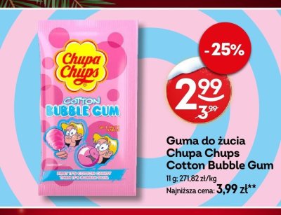 Guma do żucia Chupa Chups Cotton Bubble Gum promocja w Żabka