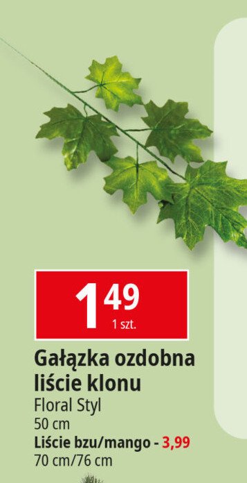 Li艣膰 bzu Floral styl promocja