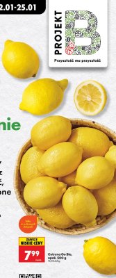 Cytryna 500 g promocja w Biedronka