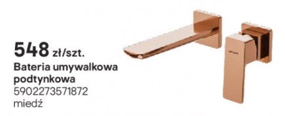 Bateria umywalkowa podtynkowa miedziana Valvex promocja w Castorama
