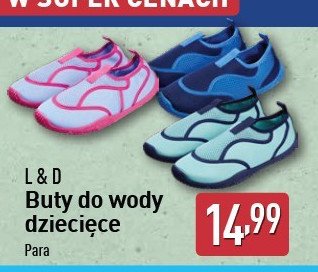 Buty do wody 30-36 L&d promocja w Aldi