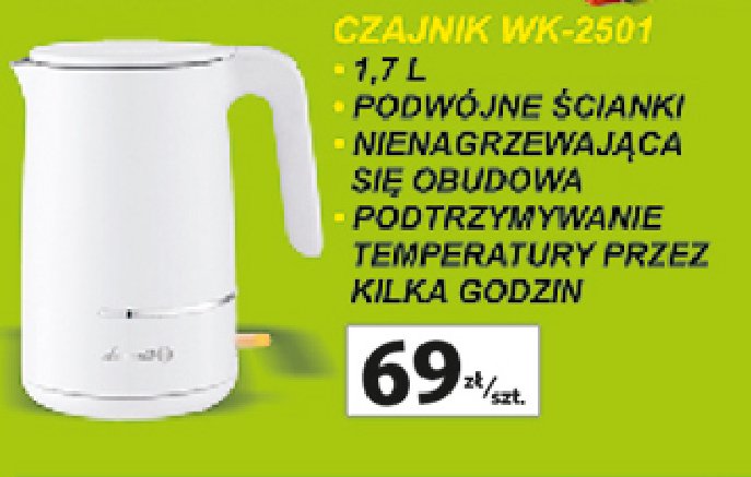 Czajnik wk-2501 Łucznik promocja w Auchan
