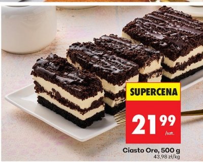 Ciasto Ore 500 g promocja w Biedronka