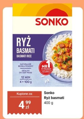 Ryż basmati Sonko promocja w Dino