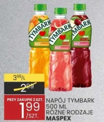 Napój Tymbark 500 ml różne rodzaje Maspex promocja w Wafelek