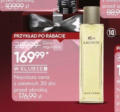 Woda toaletowa LACOSTE POUR FEMME damska promocja w Super-Pharm