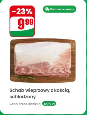 Schab wieprzowy z kością, schłodzony promocja w Dino