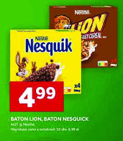 Batony Lion breakfast cereal promocja