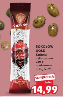 Salami Gold delikatesowe 250 g promocja w Kaufland