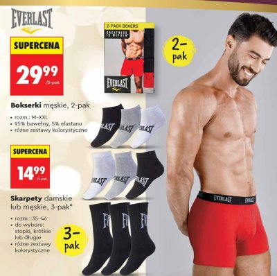 Skarpety męskie Everlast 3-pak promocja w Biedronka