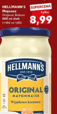 Majonez Hellmann's Original, Babuni 500 ml słoik promocja w Kaufland
