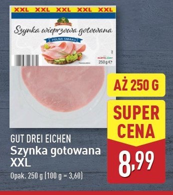 Szynka gotowana Gut drei eichen promocja w Aldi