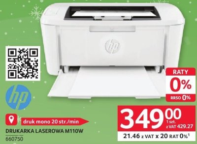 Drukarka laserowa HP M110W promocja w Selgros