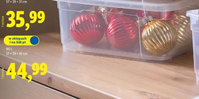 Pudełko z pokrywką 45L promocja w Lidl