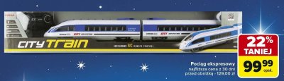 Pociąg ekspresowy City Train promocja w Carrefour
