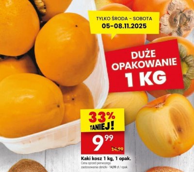 Kaki kosz, 1 kg, 1 opak. promocja w Twój Market