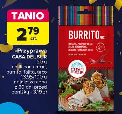 Przyaprawa taco mix Casa de mexico promocja w Carrefour