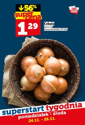 Cebula biała promocja w TOPAZ