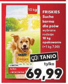 Karma dla psów wołowina Friskies vitafit Purina friskies promocja