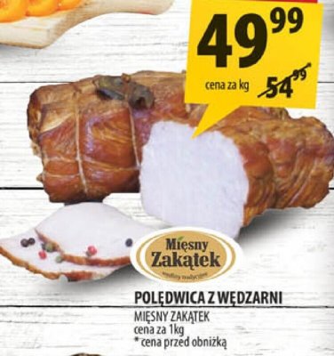 Polędwica z wędzarni Mięsny Zakątek promocja w Arhelan