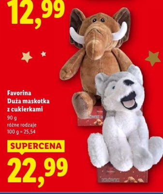 Duża maskotka z cukierkami promocja w Lidl