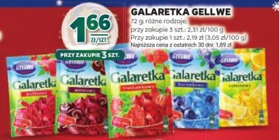 Galaretka Gellwe różne rodzaje promocja w Stokrotka
