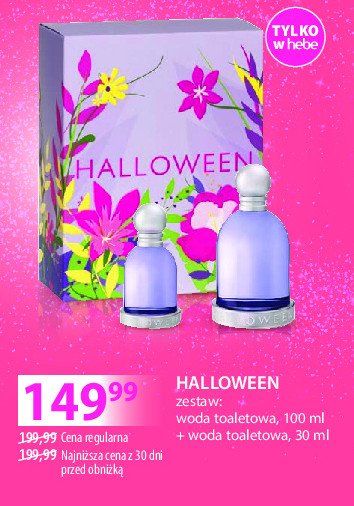 Zestaw w pudełku: woda toaletowa 100 ml + woda toaletowa 30 ml HALLOWEEN ZESTAW promocja w Hebe