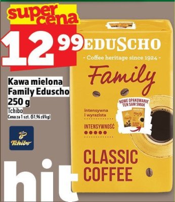 Kawa mielona Family Eduscho 250 g promocja w TOPAZ