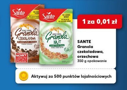 Granola orzechowa Sante granola promocja